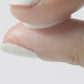 Close-up demo of cream used for face and neck skincare
